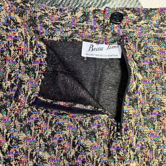 1960s Beau Time Melodie Frocks Co Montreal sparkly vintage skirt - Picture 6 of 8